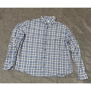 Old Navy Regular Fit Men's XL Plaid Long Sleeve Shirt